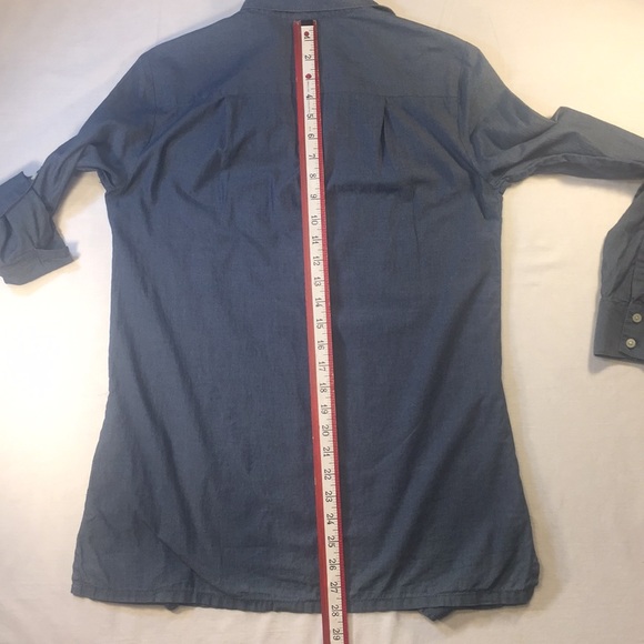 Banana republic cotton rolls sleeve shirt sz small - Picture 7 of 8